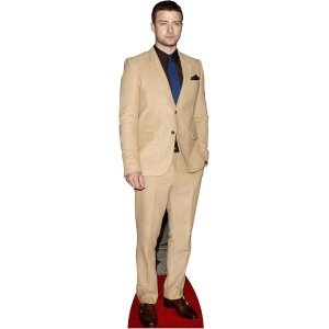 Figura de cartón en tamaño real de Justin Timberlake